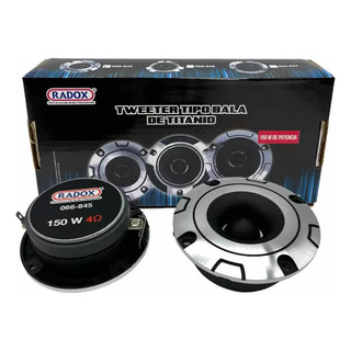 Tweeter Bala Radox 066-845 Titanio 150watts 4 Pulgadas Tweeter Bala Radox 066-845 Titanio 150watts 4 Pulgadas