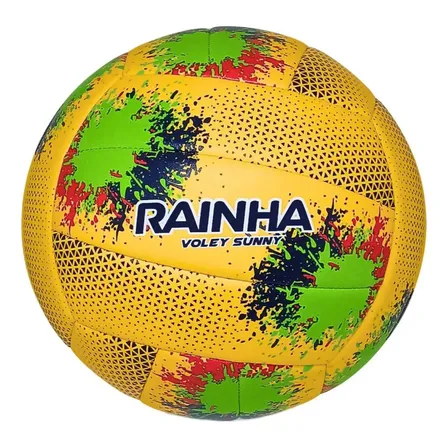 Bola De Volei De Praia Rainha Original Areia Sunny Tech Pu Amarelo