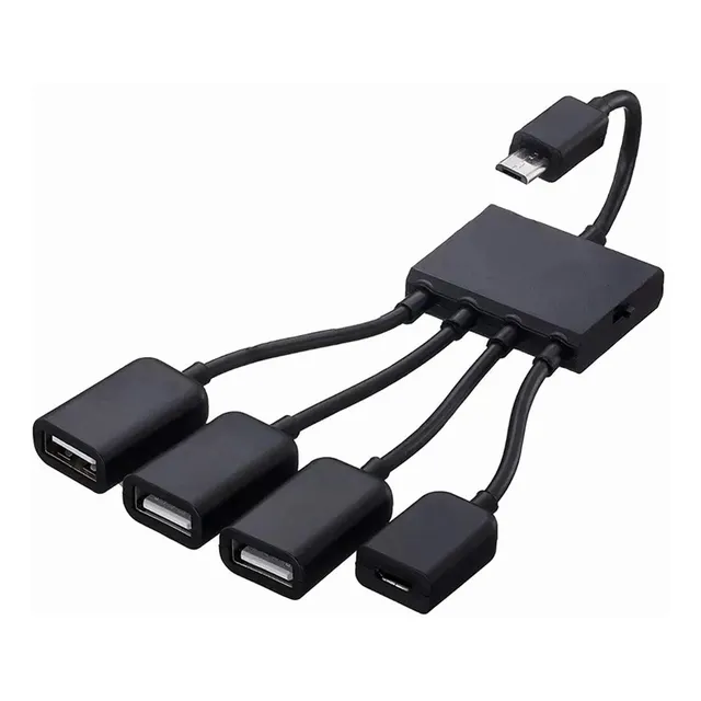 Micro Usb A Usb Cable Otg 4 En 1