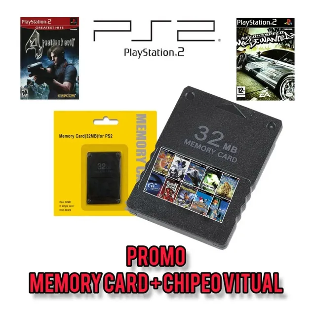 Memoria Card Ps2 + Free Mcboot Para Todas Las Consolas