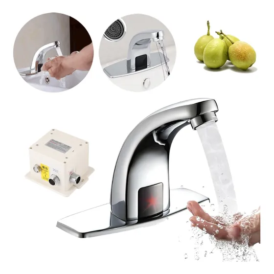 Grifo Llave Mezclador Sensor Automatico Lavabobaño Monomando