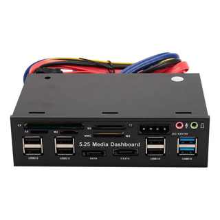Panel Frontal Usb 3.0 De 5.25 Pulgadas For Pc, Hub Usb 3.0/ Panel Frontal Usb 3.0 De 5.25 Pulgadas For Pc, Hub Usb 3.0/