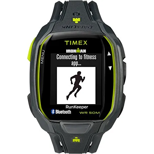 Reloj De Correa Timex Ironman X50+, Negro/lima, Para Hombre
