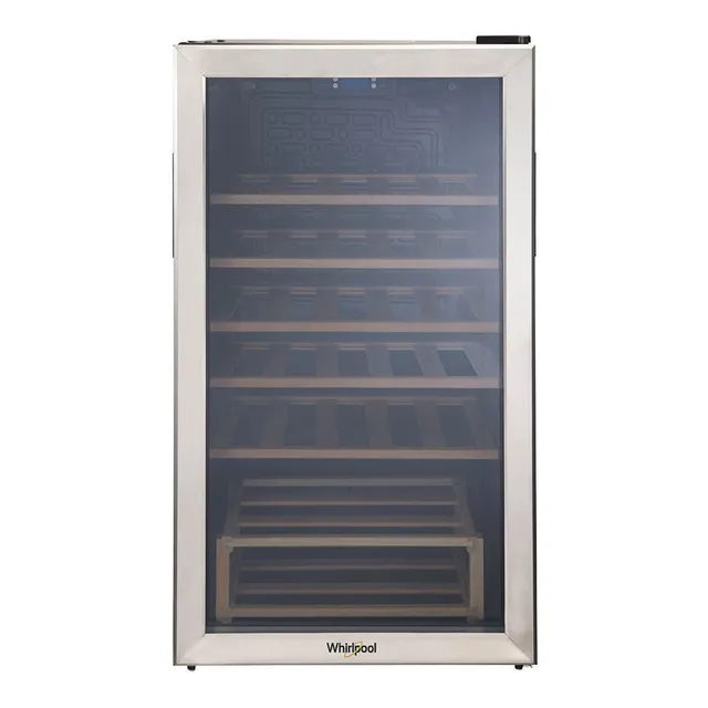 Cava de Vinos Whirlpool Ww3310s 33 Botellas Electrica 120v Acero Inoxidable Enfriador Bebidas