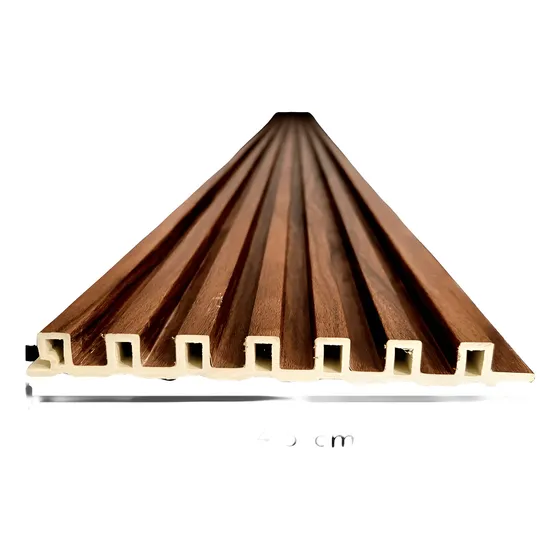 Panel Pvc Tipo Madera Color Caoba - Bosque Interiorismo
