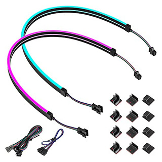 Tira De Luces Btf-lighting Neon Rgb Para Pc, 2 Unidades, Led Tira De Luces Btf-lighting Neon Rgb Para Pc, 2 Unidades, Led