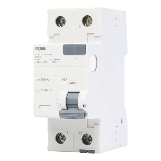 Interruptor Dr Diferencial Residual Iriel Bipolar 40a 30ma