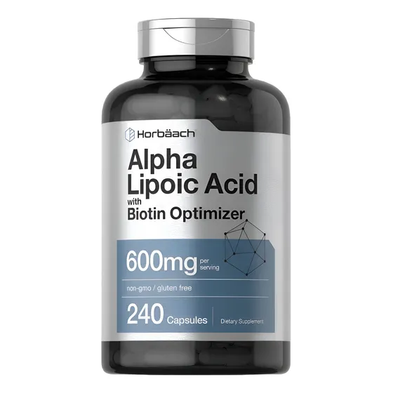 Suplemento Acido Alfa Lipoico Premium 240 Cápsulas 600mg
