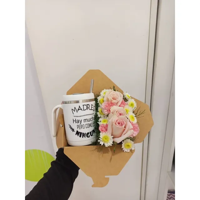 Arreglos Con Flores/tazas Personalizadas