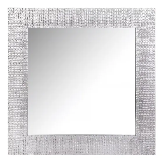 Espejo Decorativo 40x40 Cm Plateado Baño Entrada Dormitorio