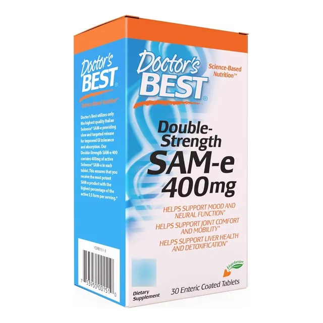 Sam-e 400 Mg Doctor's Best 30 Tabletas