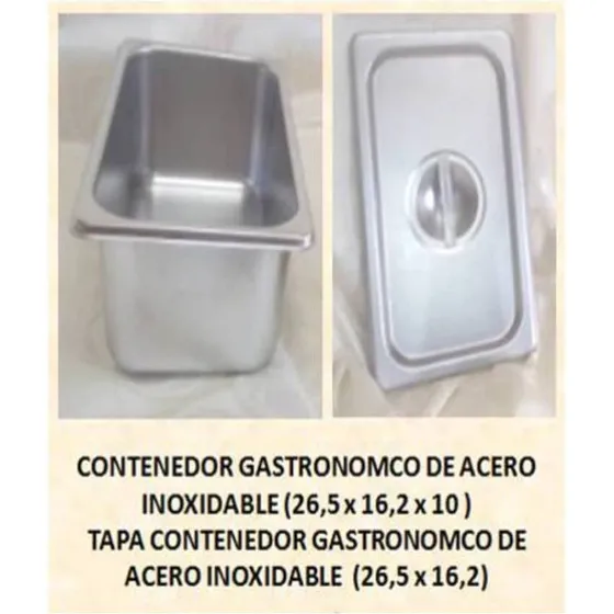 Contenedor Gastronómico Chefandi Acero Inoxidable Cuccineli