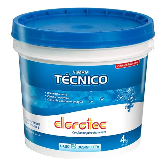 Cloro Tecnico Granulado Disolucion Lenta Clorotec 5kg
