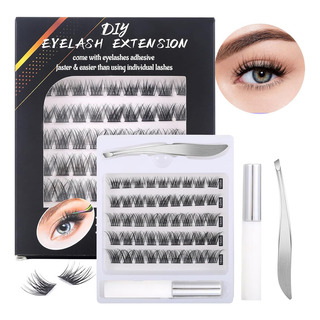 Kit De Pestañas Postizas Mink Para Diy Un Solo Cluster Lashe Kit De Pestañas Postizas Mink Para Diy Un Solo Cluster Lashe