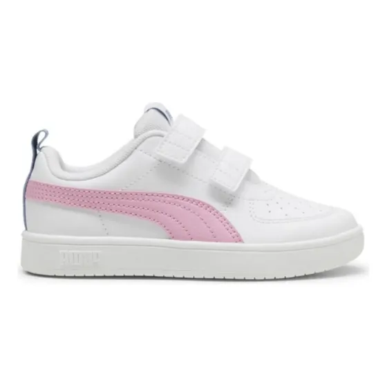 Zapatilla Puma Rickie V Ps 391327 28 Blanco Para Niñas