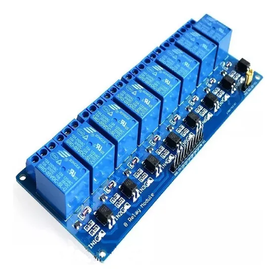 Módulo Rele Relé 8 Canais 5v - Arduino Raspberry Automação