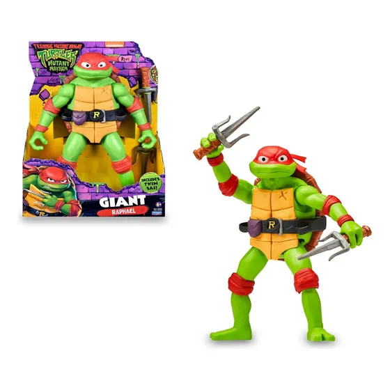 Tortugas Ninja Mutant Mayhem Raphael Gigante 30cm