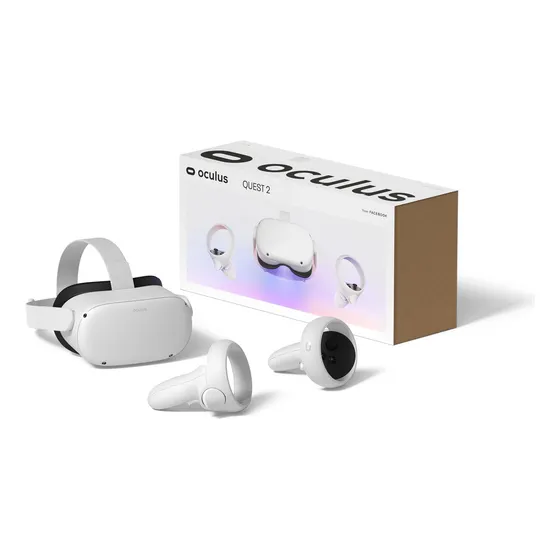Lentes De Realidad Virtual Oculus Quest 2 Color Blanco 64gb Blanco