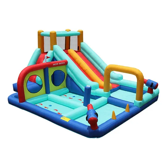 Castillo Inflable Para Niños De Gran Tamaño Con Tobogán