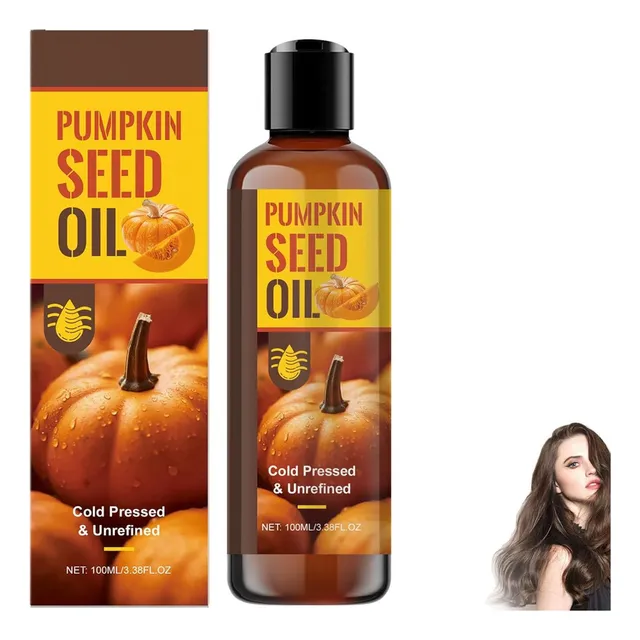 . Nuevo Aceite De Semilla De Calabaza Para El Crecimiento