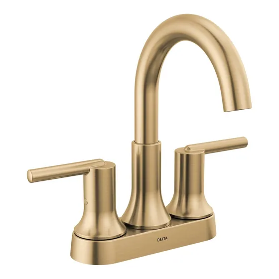 Grifo Baño Dorado Fregadero Centro Mesa Tecnologia Sello