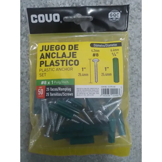 Ramplug Plástico Verde #8