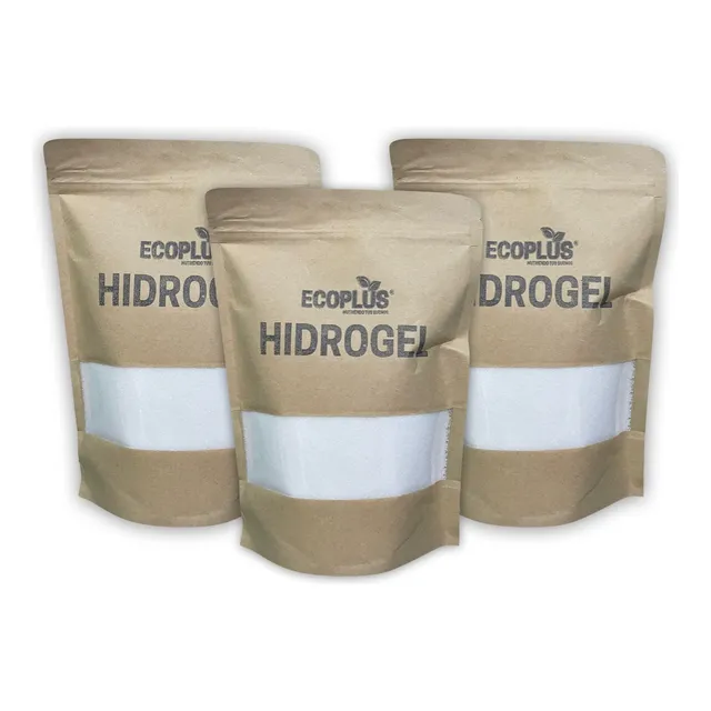 Hidrogel Para Plantas, Retenedor De Agua, Poliacrilato 400gr
