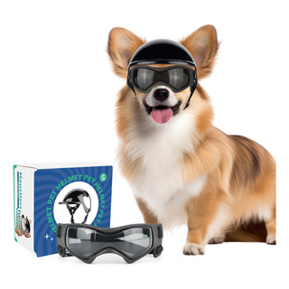 Casco Con Gafas Namsan S Para Perros 7.5-12.5 Kg Casco Con Gafas Namsan S Para Perros 7.5-12.5 Kg