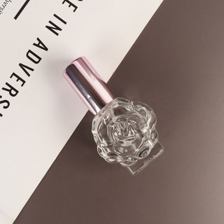 Frasco De Spray De Perfume De Rosa Transparente De 10 Ml Par Frasco De Spray De Perfume De Rosa Transparente De 10 Ml Par