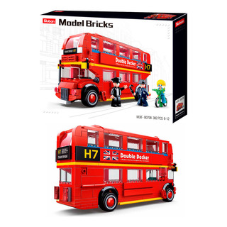 Bloques De Construcción Autobus Rojo Inglaterra Armable Bloques De Construcción Autobus Rojo Inglaterra Armable