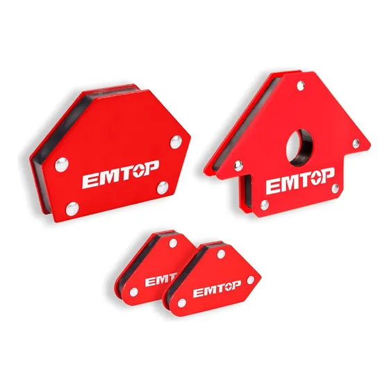 Escuadras 4 Pcs Angulo Magnetica Soldar Herreria Emtop