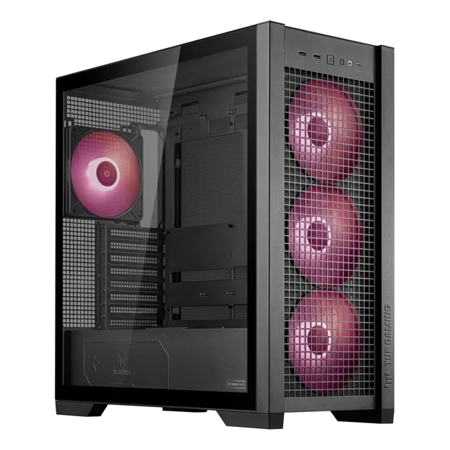 Funda Atx Mid-tower Para Asus Tuf Gaming Gt302 Argb Con 4 Ve