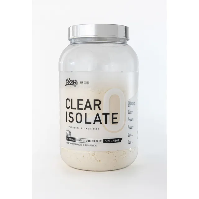 Clear Isolate 100% Proteina Aislada De Suero Sin Sabor Wpi90 Sin Sabor