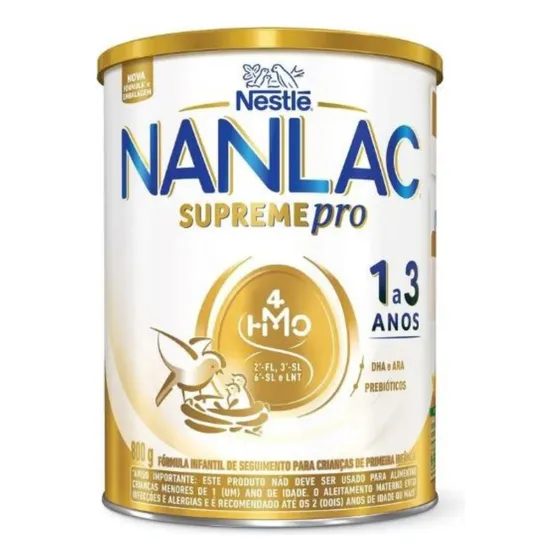 Fórmula Infantil Nanlac Supreme 800g - Nestlé (4 Unidades)