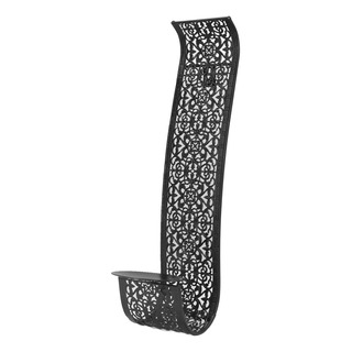 Portavelas De Pared Con Diseño Europeo En Forma De S Forjado Portavelas De Pared Con Diseño Europeo En Forma De S Forjado