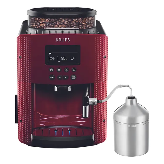 Cafetera Espresso Krups Automática + Lechero - Queoferta.uy