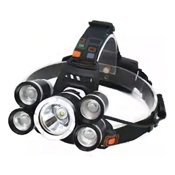 Luz Linterna Bici Minera Recargable 5 Ledscob Vincha Cabeza Color de la linterna Negro Color de la luz Blanco