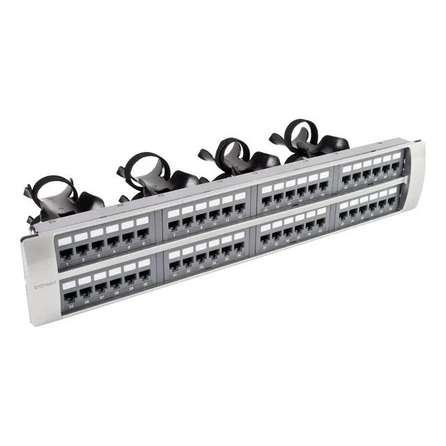 Panel De Parcheo 2 Ur Cat 6 48 Puertos Gris Commscope