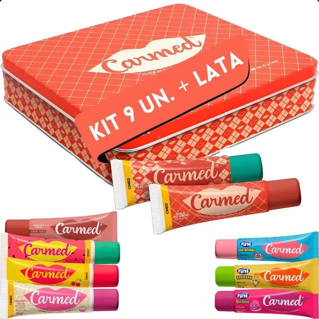 Kit Carmed Completo Coleção Colecionadora Completo + Lata