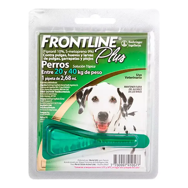 Frontline Combo Pipeta Para Perros Grandes De 20 A 40kg