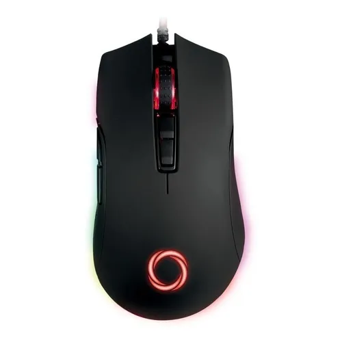 Mouse Gamer Nibio Trigger Mg700 12000dpi Rgb Programable 7 Botones
