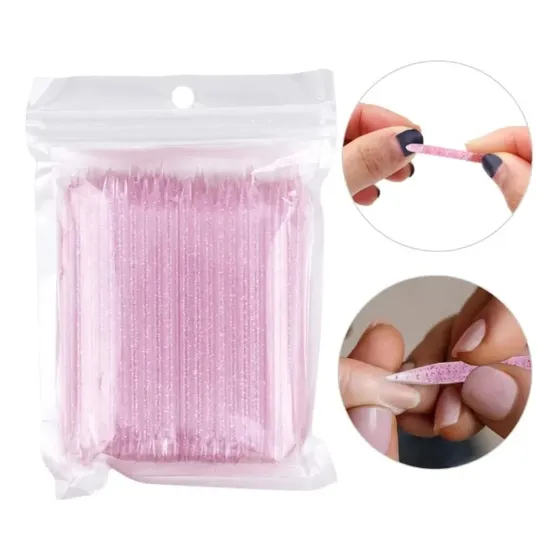 Palitos De Naranjo Profesional De Acrílico Con Brillo X 100u
