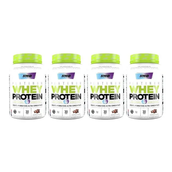 Proteina Whey Star Nutrition 2 Lb X 4 Unidades