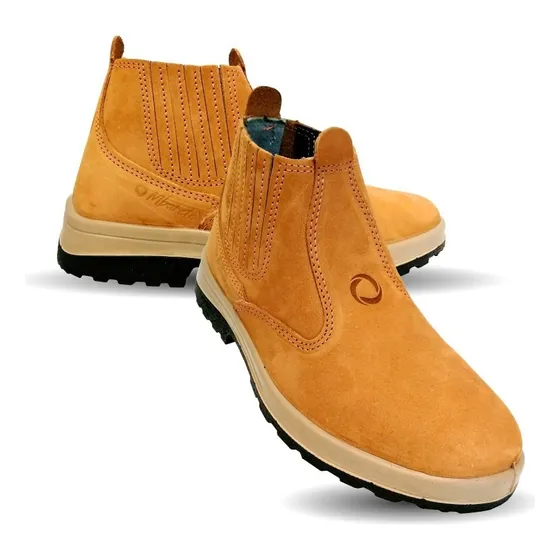 Nobuck Elastizado Amarillo Talle 41 - Wminsumos