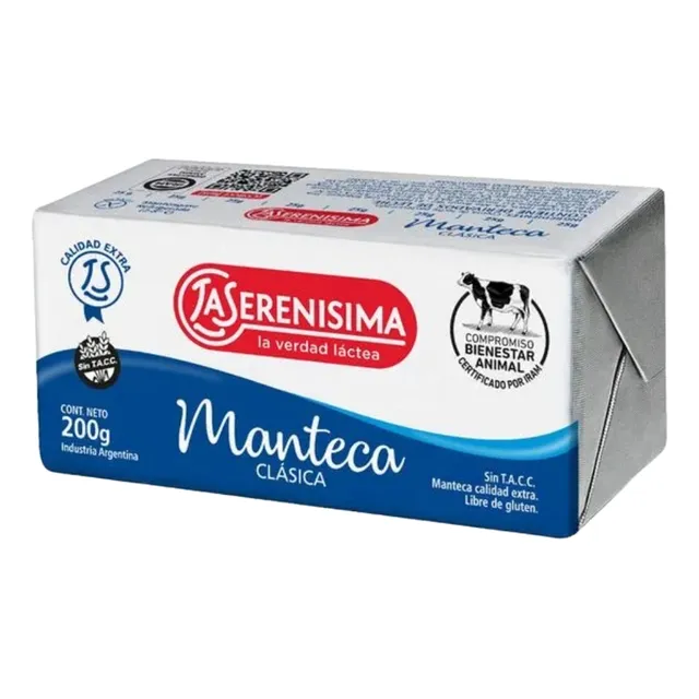 Manteca La Serenisima X 200gr Caja 10u.