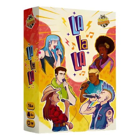 Jogo de Cartas Lalala Party Games para Até 8 Jogadores Diversão Musical