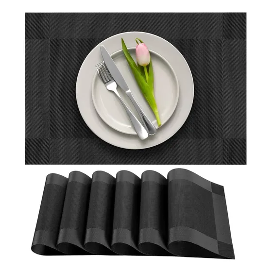Pack X6 Mantel Individual Rectangular 45x30 Cm