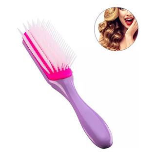 Cepillo Violeta Pelo Rizado Para Desenreda Y Estiliza Cepillo Violeta Pelo Rizado Para Desenreda Y Estiliza