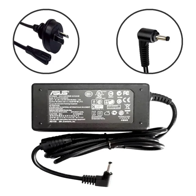 Cargador Asus Original 33w X201e F200ca Q200 X540s Ux21 