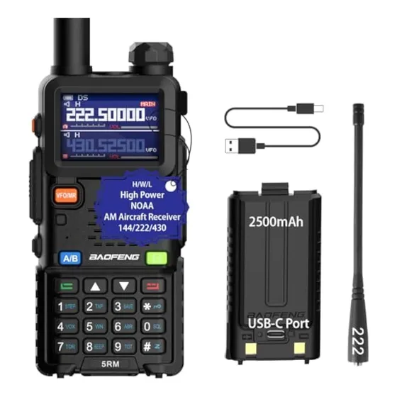 Baofeng Radio Jamón 5rm De 10 W De Mano De Largo